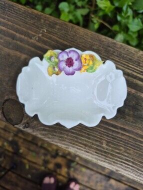 Royal Worcester White Porcelain Trinket Dish